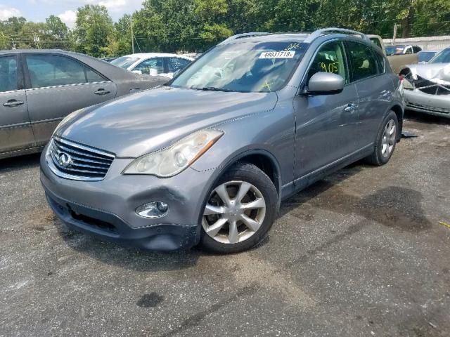 JNKAJ09E28M301694 - 2008 INFINITI EX35 BASE GRAY photo 2
