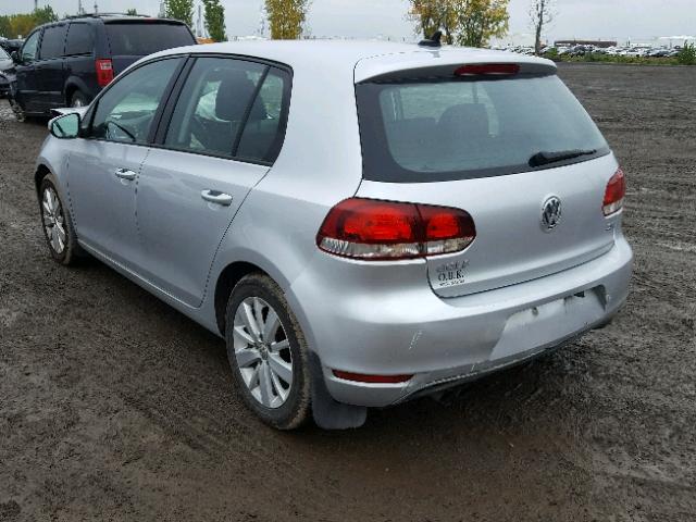 WVWDA7AJ8CW090840 - 2012 VOLKSWAGEN GOLF 银色 照片 3