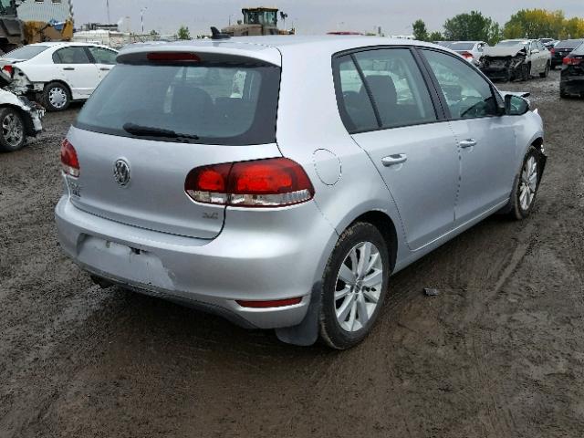 WVWDA7AJ8CW090840 - 2012 VOLKSWAGEN GOLF 银色 照片 4