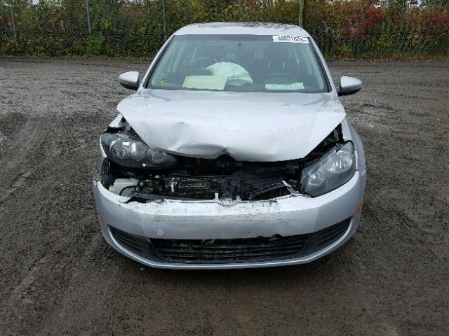 WVWDA7AJ8CW090840 - 2012 VOLKSWAGEN GOLF 银色 照片 9