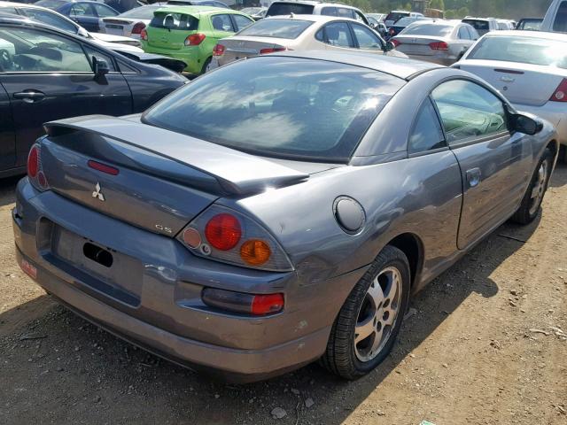 4A3AC44G03E054199 - 2003 MITSUBISHI ECLIPSE GS GRAY photo 4