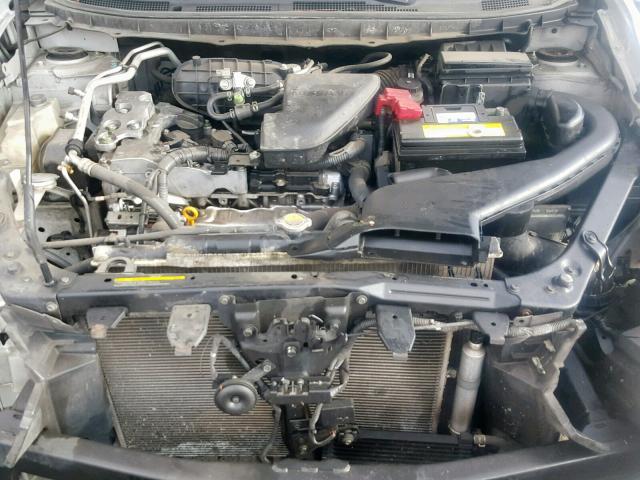 JN8AS5MT5AW503008 - 2010 NISSAN ROGUE S SILVER photo 7