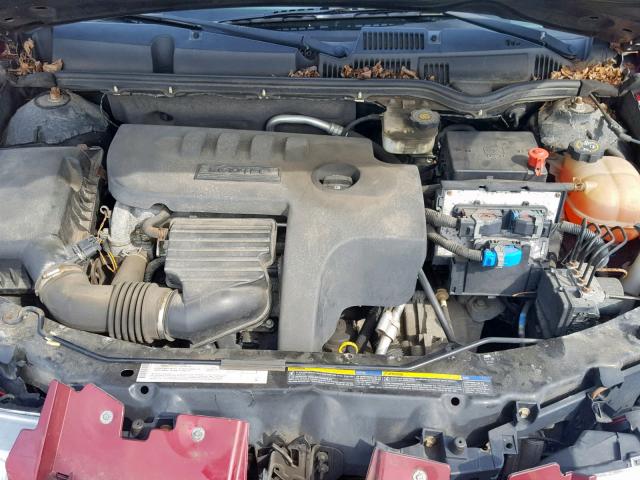 1G8AL52F45Z102683 - 2005 SATURN ION LEVEL RED photo 7
