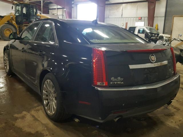 1G6DS5EV6A0130740 - 2010 CADILLAC CTS PREMIU BLACK photo 3