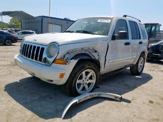 1J4GK58K77W612306 - 2007 JEEP LIBERTY LI WHITE photo 2