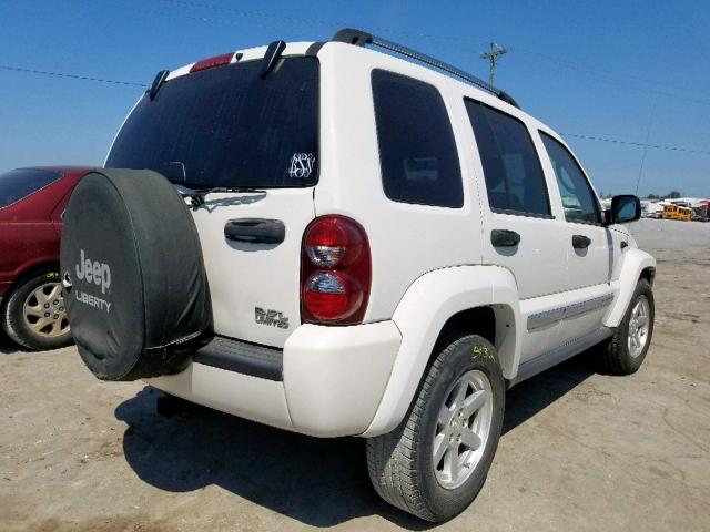 1J4GK58K77W612306 - 2007 JEEP LIBERTY LI WHITE photo 4