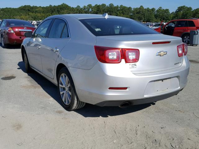 1G11H5SA7DF307824 - 2013 CHEVROLET MALIBU LTZ SILVER photo 3