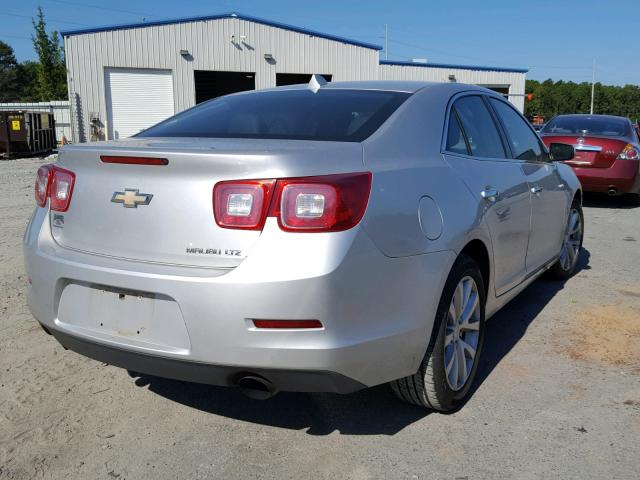 1G11H5SA7DF307824 - 2013 CHEVROLET MALIBU LTZ SILVER photo 4