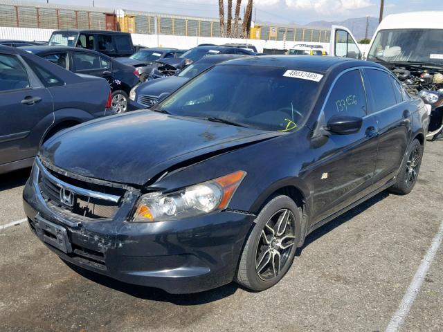 JHMCP26858C015779 - 2008 HONDA ACCORD EXL BLACK photo 2