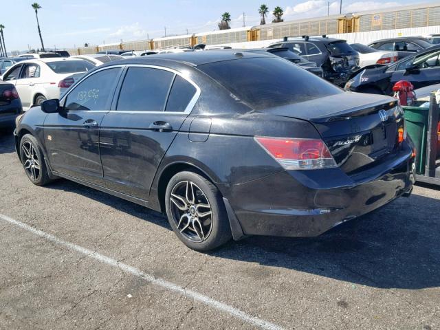 JHMCP26858C015779 - 2008 HONDA ACCORD EXL BLACK photo 3