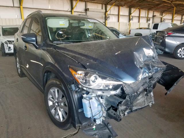 JM3KE2CY8F0523824 - 2015 MAZDA CX-5 TOURI BLUE photo 1