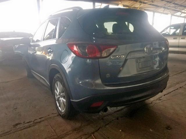 JM3KE2CY8F0523824 - 2015 MAZDA CX-5 TOURI BLUE photo 3