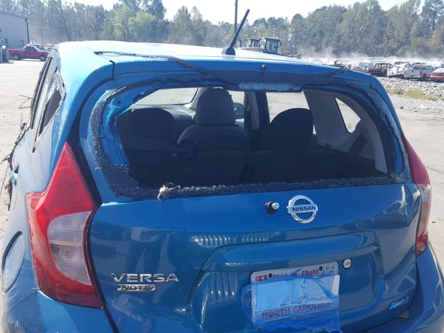 3N1CE2CP2EL399686 - 2014 NISSAN VERSA NOTE TURQUOISE photo 10