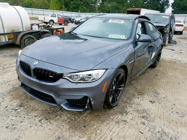 WBS3R9C54FK334794 - 2015 BMW M4 GRAY photo 2