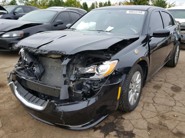 1C3CCBAB1DN696655 - 2013 CHRYSLER 200 LX BLACK photo 2