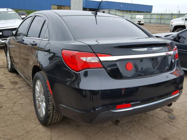 1C3CCBAB1DN696655 - 2013 CHRYSLER 200 LX BLACK photo 3