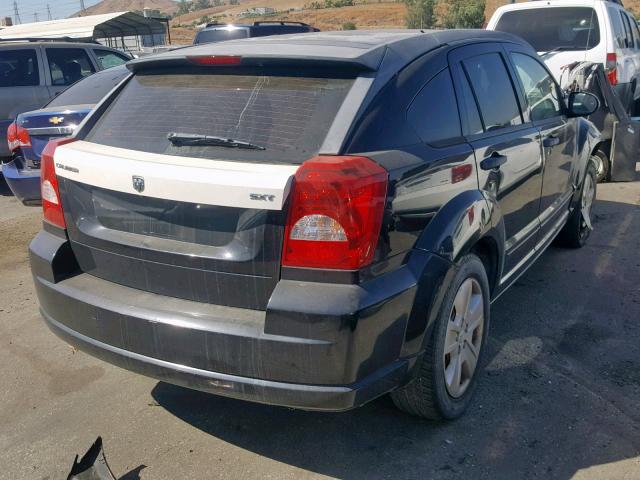 1B3HB48B57D539986 - 2007 DODGE CALIBER SX BLACK photo 4