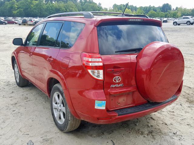 2T3DF4DV8CW211105 - 2012 TOYOTA RAV4 LIMIT RED photo 3