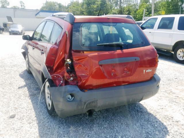 5Y2SL67898Z405005 - 2008 PONTIAC VIBE ORANGE photo 3