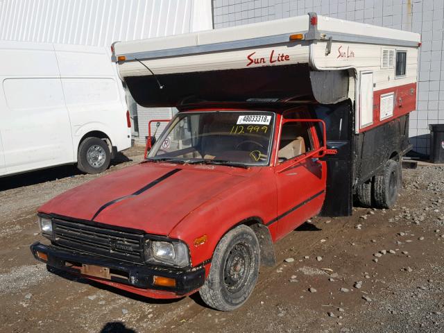 5RN44D3C0061873 - 1982 TOYOTA 1 TON TRUC RED photo 2