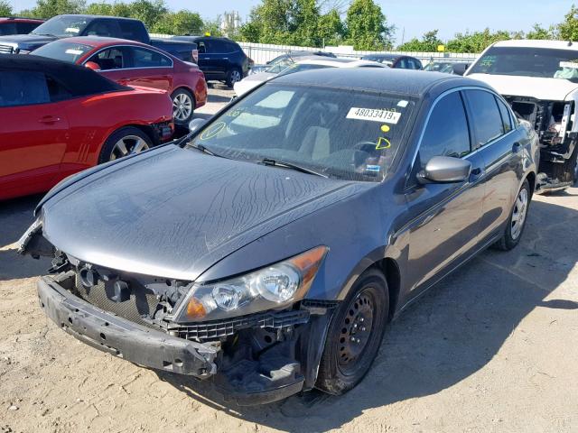 1HGCP2F30BA020592 - 2011 HONDA ACCORD LX GRAY photo 2