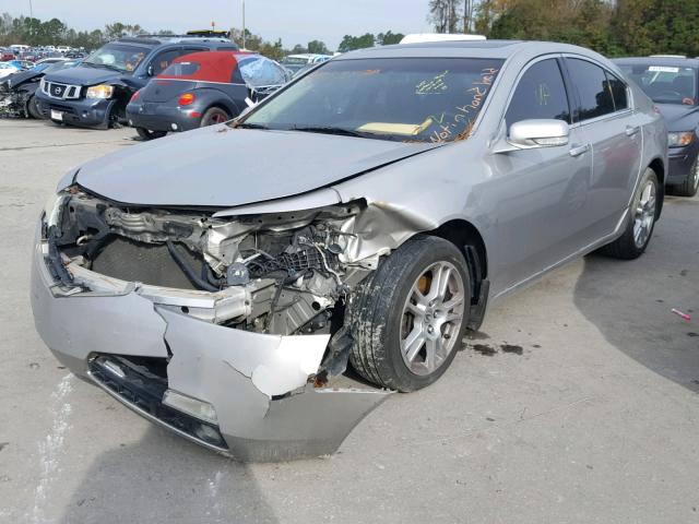 19UUA8F54AA002198 - 2010 ACURA TL SILVER photo 2