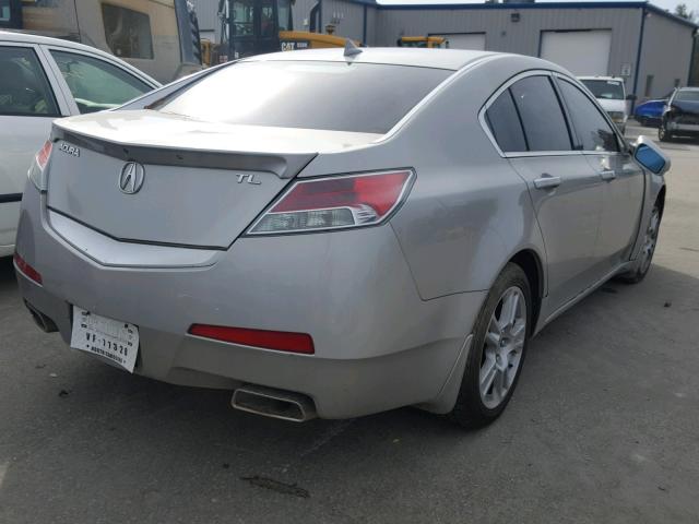 19UUA8F54AA002198 - 2010 ACURA TL SILVER photo 4