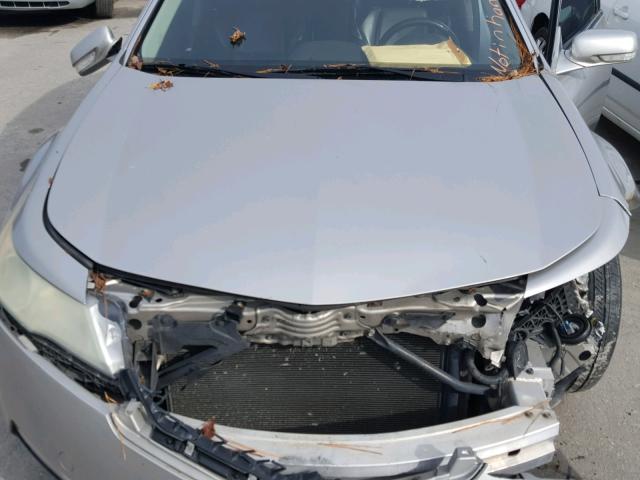 19UUA8F54AA002198 - 2010 ACURA TL SILVER photo 7