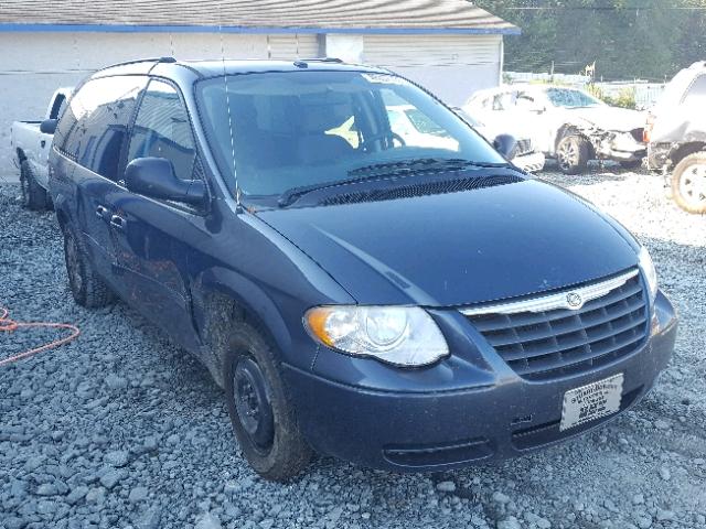 2A4GP44R47R243072 - 2007 CHRYSLER TOWN & COU BLUE photo 1