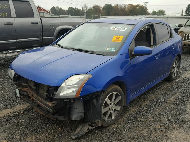 3N1AB6AP7CL741737 - 2012 NISSAN SENTRA 2.0 BLUE photo 2