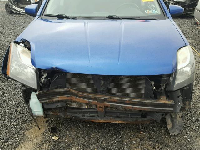 3N1AB6AP7CL741737 - 2012 NISSAN SENTRA 2.0 BLUE photo 9