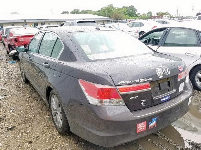 1HGCP2F88CA044099 - 2012 HONDA ACCORD EXL GRAY photo 3