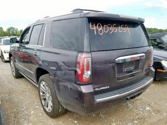 1GKS1CKJ9FR224891 - 2015 GMC YUKON DENA PURPLE photo 3