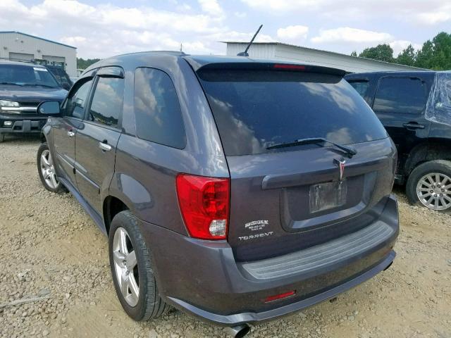 2CKDL537786014343 - 2008 PONTIAC TORRENT GX GRAY photo 3