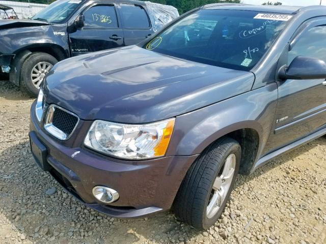 2CKDL537786014343 - 2008 PONTIAC TORRENT GX GRAY photo 9