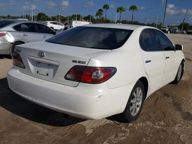 JTHBF30G420058314 - 2002 LEXUS ES 300 WHITE photo 4