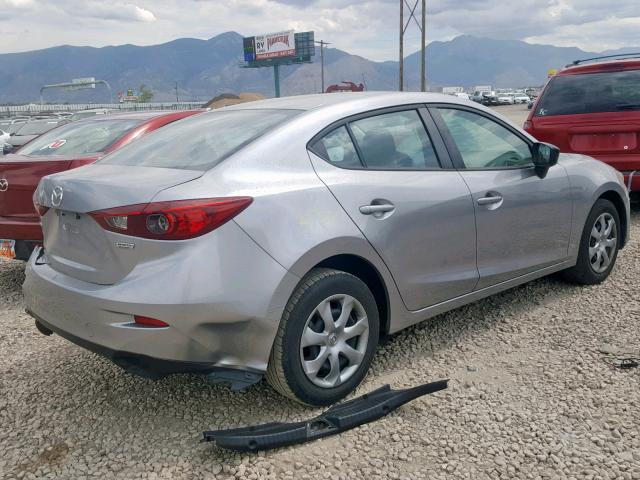 JM1BM1T73F1240884 - 2015 MAZDA 3 SV SILVER photo 4