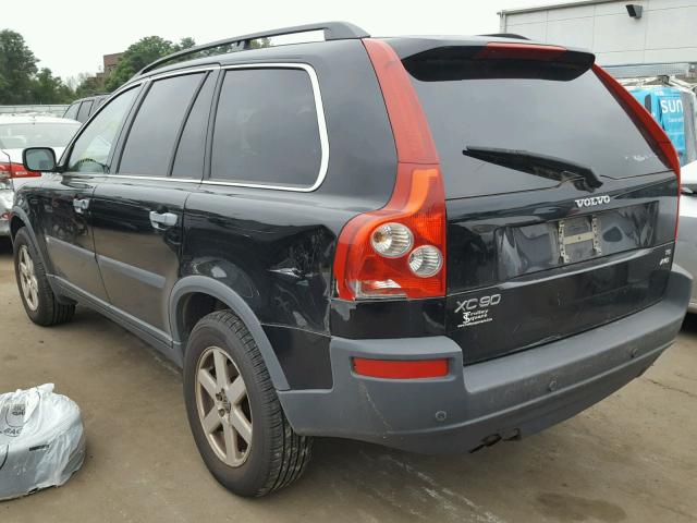 YV1CZ911851153588 - 2005 VOLVO XC90 T6 BLACK photo 3