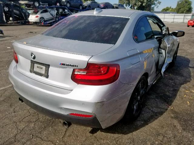 WBA2G1C59HV638941 - 2017 BMW M240I SILVER photo 4