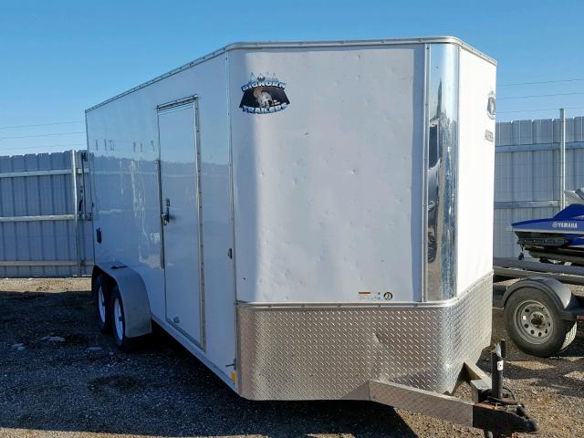 55ZR1EB20J1001377 - 2017 BIG DOG TRAILER WHITE photo 1