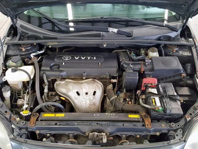 JTKDE167880232542 - 2008 TOYOTA SCION TC ნაცრისფერი ფოტო 7