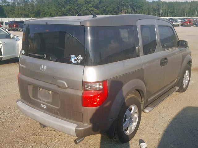 5J6YH18694L016559 - 2004 HONDA ELEMENT EX TAN photo 4