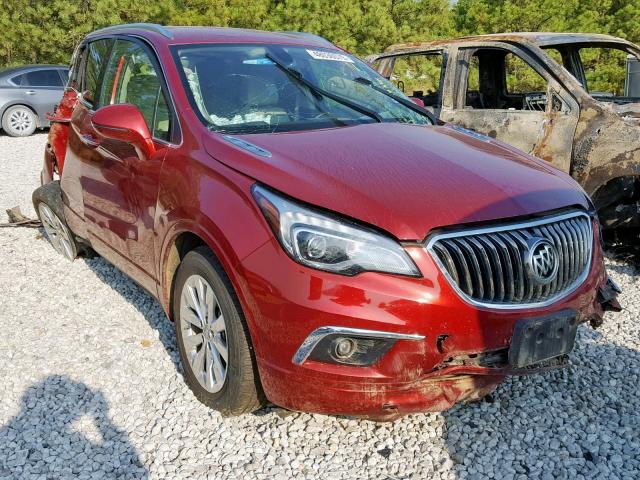 LRBFXBSA6HD030629 - 2017 BUICK ENVISION E BURGUNDY photo 1