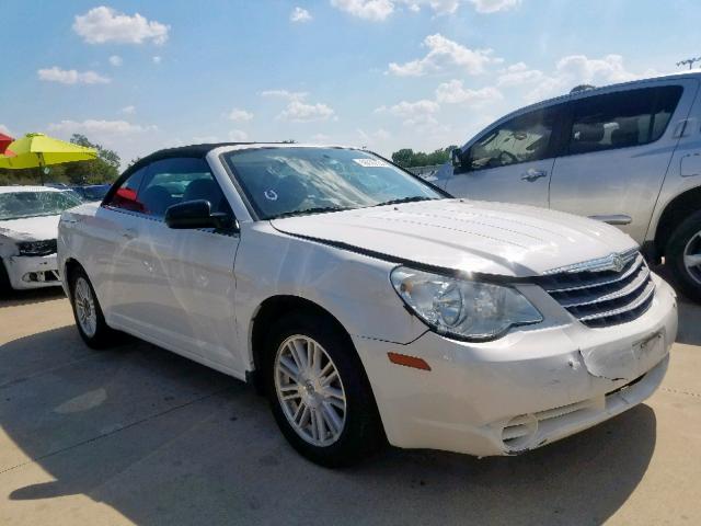 1C3LC45B69N517037 - 2009 CHRYSLER SEBRING LX WHITE photo 1