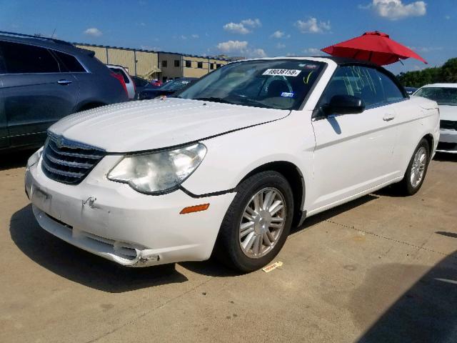 1C3LC45B69N517037 - 2009 CHRYSLER SEBRING LX WHITE photo 2