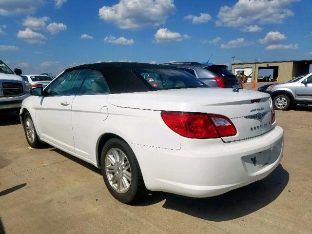 1C3LC45B69N517037 - 2009 CHRYSLER SEBRING LX WHITE photo 3