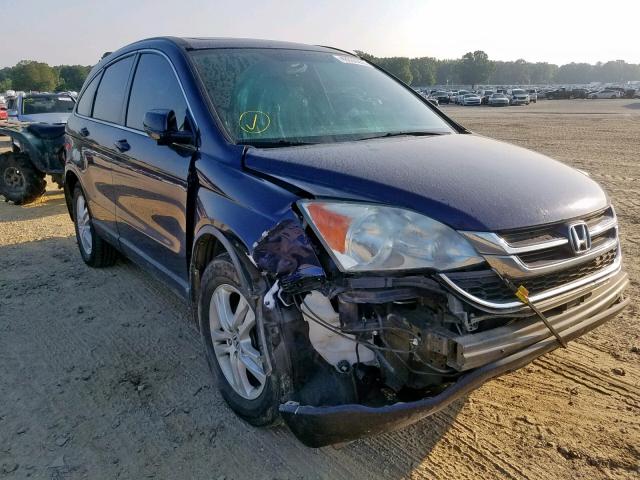 5J6RE4H79BL051056 - 2011 HONDA CR-V EXL BLUE photo 1