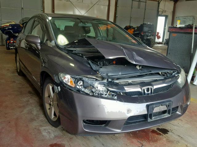 19XFA1F61AE033476 - 2010 HONDA CIVIC LX-S Gris foto 1