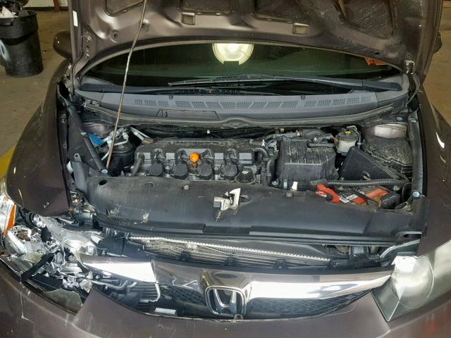 19XFA1F61AE033476 - 2010 HONDA CIVIC LX-S Gris foto 7