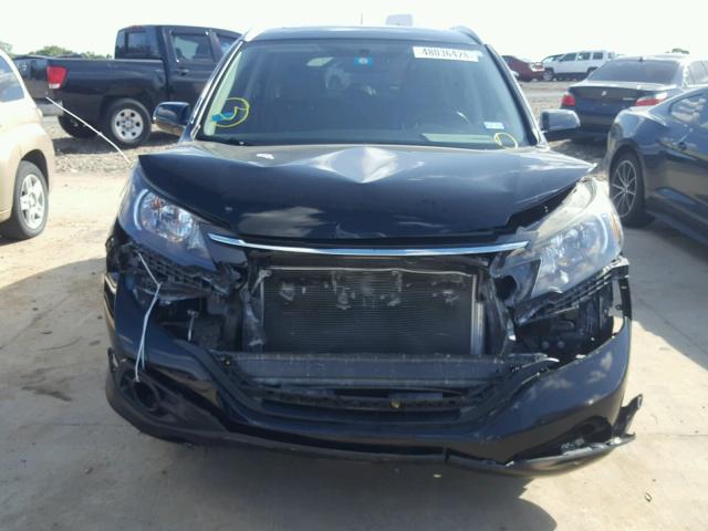 5J6RM3H78CL017043 - 2012 HONDA CR-V EXL BLACK photo 9